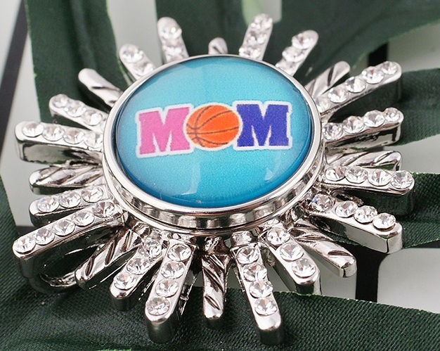Thumbnail: 18mm/20mm Basketball MOM Glass Dome Snap (1820-0987-E)