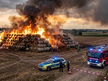 POL-MA: St.Leon-Rot/Rhein-Neckar-Kreis: Mehrere Heuballen in Brand geraten, PM Nr. 3 - Zeugenaufruf