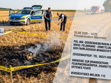 POL-MA: Dossenheim/Rhein-Neckar-Kreis: Feldbrand hat Ermittlungen wegen fahrlässiger Brandstiftung zur Folge - Zeugenaufruf