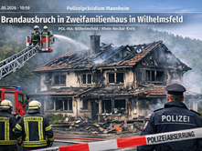 POL-MA: Wilhelmsfeld/Rhein-Neckar-Kreis: Brandausbruch in Zweifamilienhaus