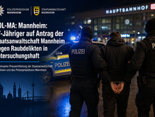 POL-MA: Mannheim: 37-Jähriger auf Antrag der Staatsanwaltschaft Mannheim wegen Raubdelikten in Untersuchungshaft