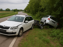 POL-MA: Mannheim: Überladener Anhänger verursacht Unfall