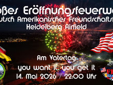 Eröffnungsfeuerwerk begeistert Besucher – Deutsch‑Amerikanisches Freundschaftsfest startet glanzvoll in Heidelberg