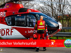 POL-KA: (KA) Bruchsal - Zwei Menschen bei Frontalzusammenstoß auf der B35 tödlich verletzt
