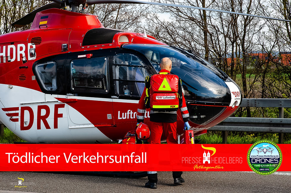POL-KA: (KA) Bruchsal - Zwei Menschen bei Frontalzusammenstoß auf der B35 tödlich verletzt