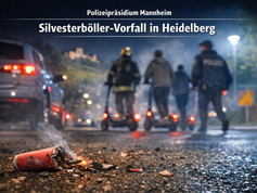 POL-MA: Heidelberg: Zwei Männer durch Silvester Böller leicht verletzt - Zeugenaufruf