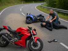 POL-MA: Schönbrunn-Rhein-Neckar-Kreis: Ladung verloren, Motorradfahrer stürzen! Zeugen gesucht