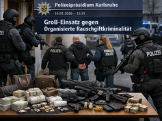 POL-KA: (KA) Karlsruhe/Offenburg/Kehl/Trossingen/Jüchen (NRW) - Groß angelegter Polizeieinsatz gegen schwerkriminelle Strukturen und den organisierten Rauschgifthandel