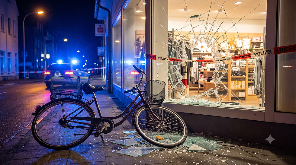 POL-MA: Rauenberg/Rhein-Neckar-Kreis: Betrunkene Radfahrerin kollidiert mit Schaufenster