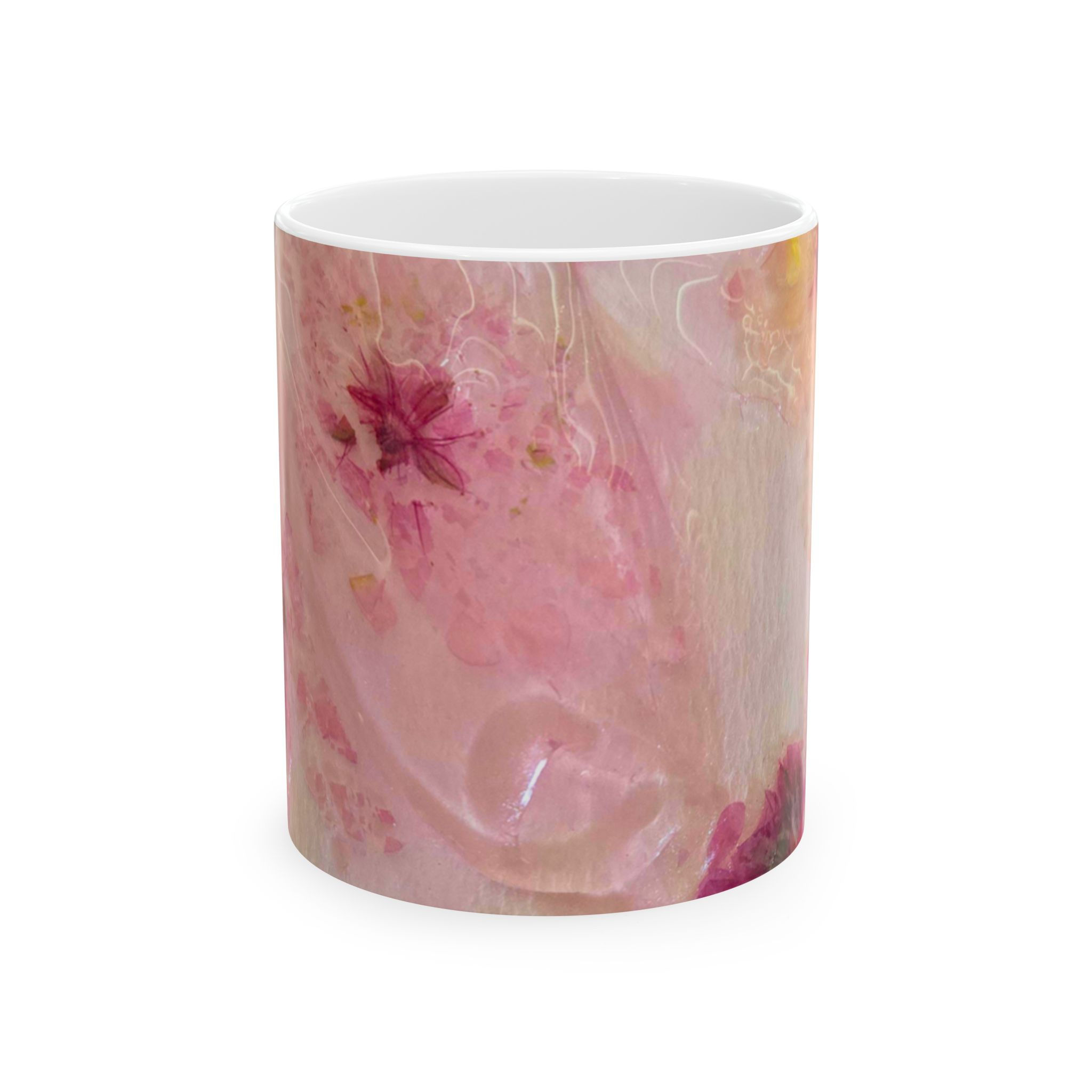 Abstract Cherry Blossoms Ceramic Mug (11oz & 15oz)