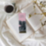 Thumbnail: An african elephant bookmark by artist Sophie Parkhill of SP Wildlife Art with a pink background