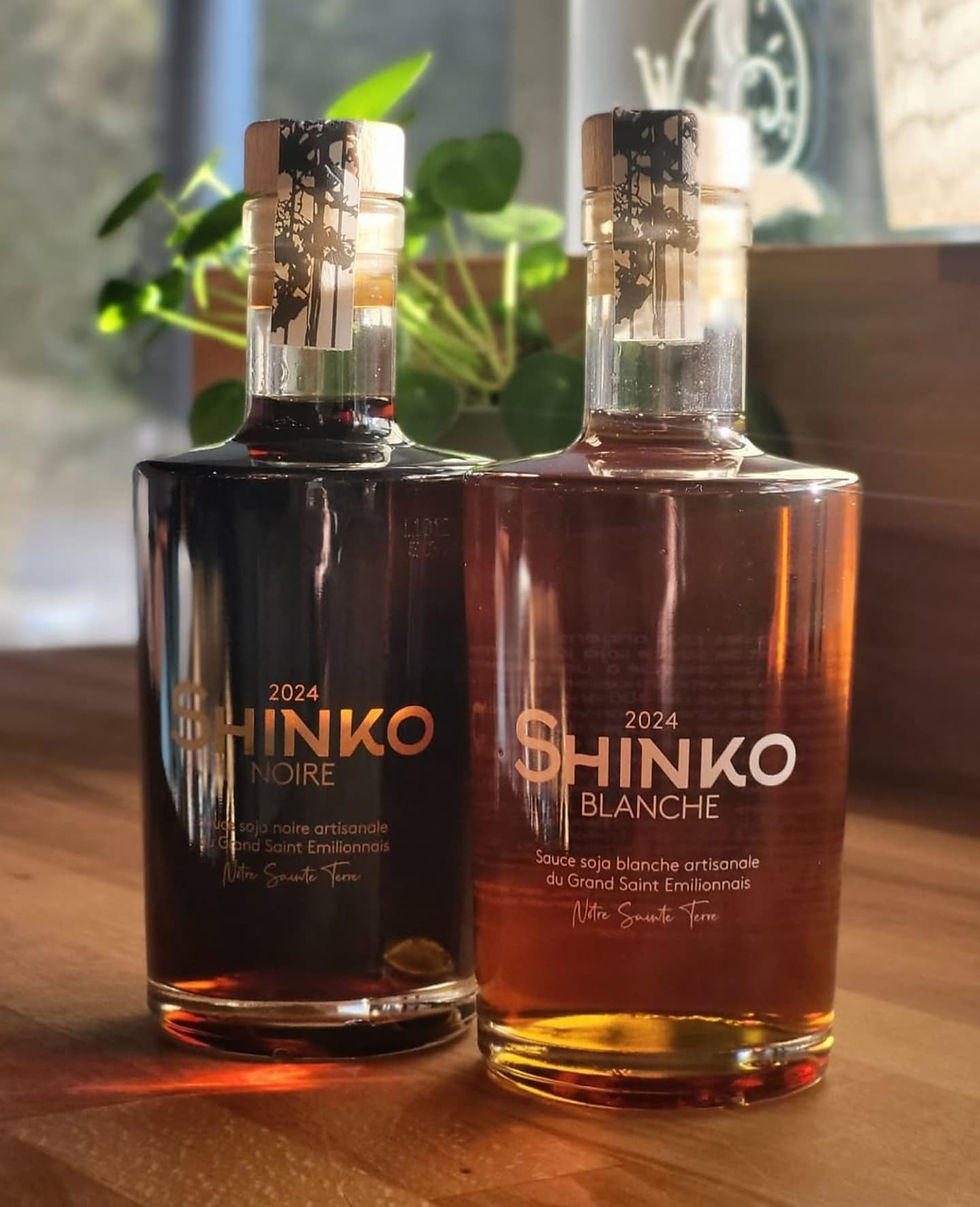 La sauce soja: Maison Shinko à Bordeaux, La sauce soja artisanale au comptoir de Kiyoshi.