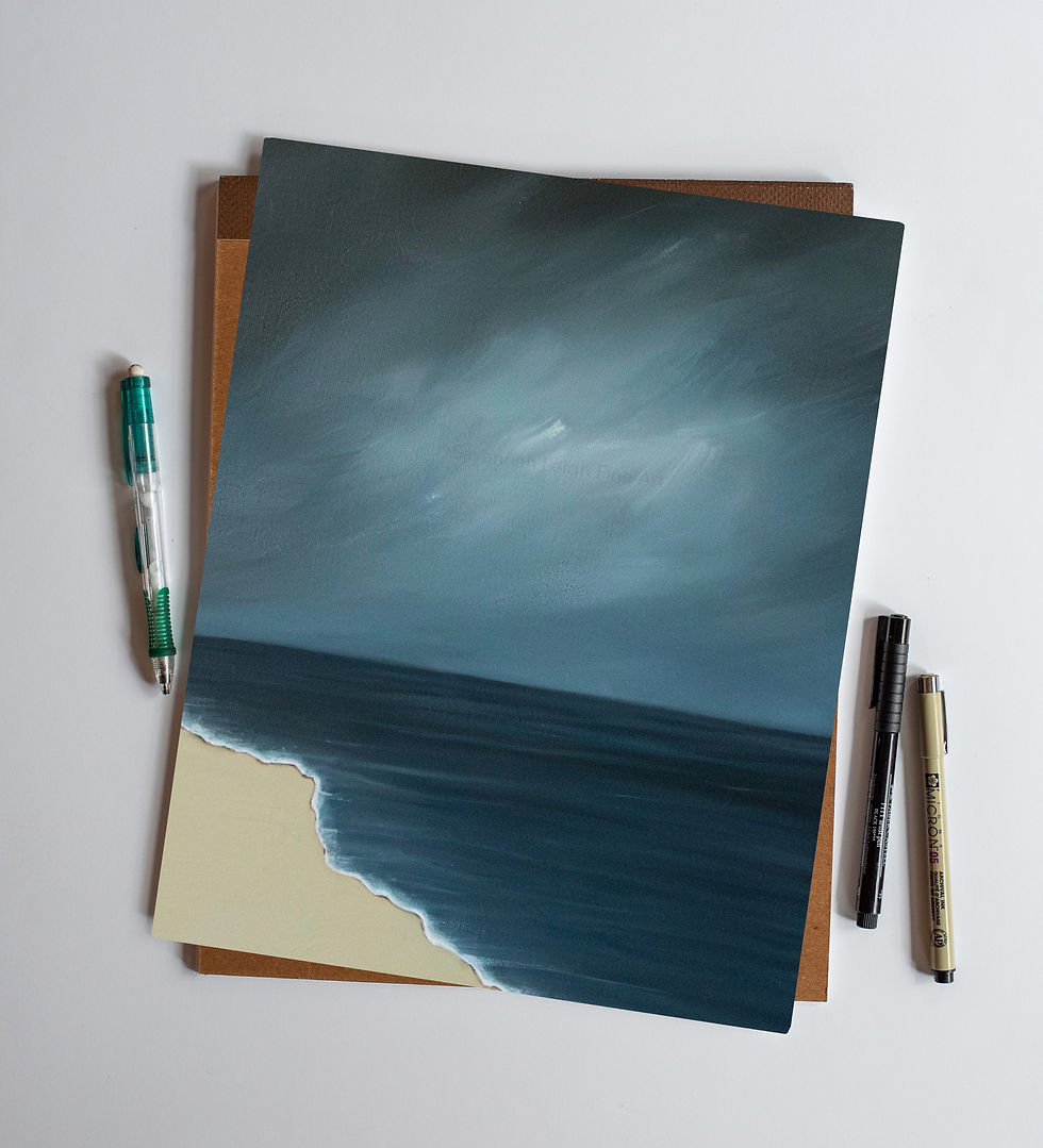 Thumbnail: Stormy Beach Study