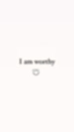 I Am Worthy