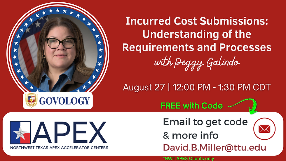 GOVOLOGY: Incurred Cost Submissions: Understanding of the Requirements and Processes