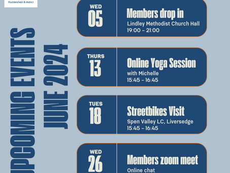 Members events for June 2024