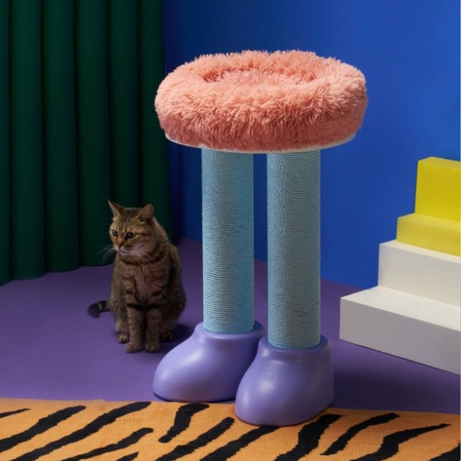 Thumbnail: MS! MAKESURE® Bootsy Cat Scratcher / Cat Bed / Side Table (Free Cushion Inc)