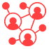Networking icon. Affiliates earn from your Network.