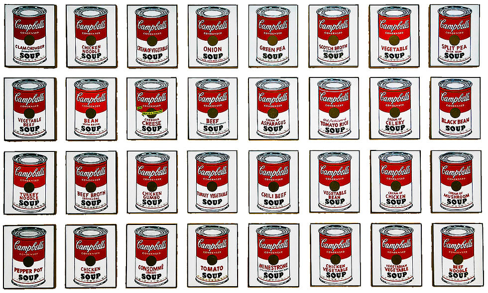 Soup cans