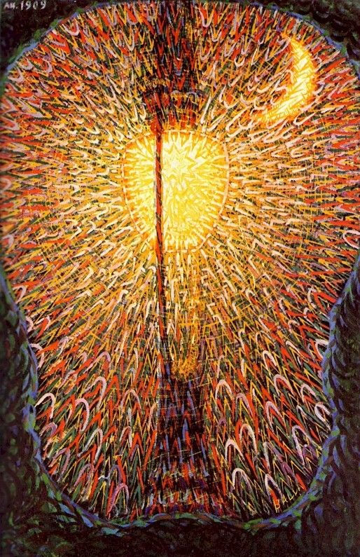 BALLA,Étude de lumière de rue,1909