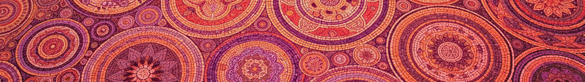 Firefly_Gemini Flash_das mosaik soll aus den farben rot, orange und violett bestehen. leuc