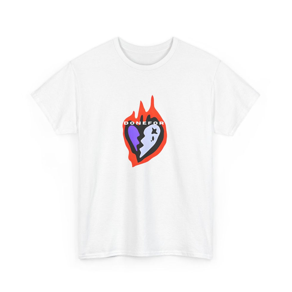 Thumbnail: DONEFOR Cotton Tee w/ Musica on back