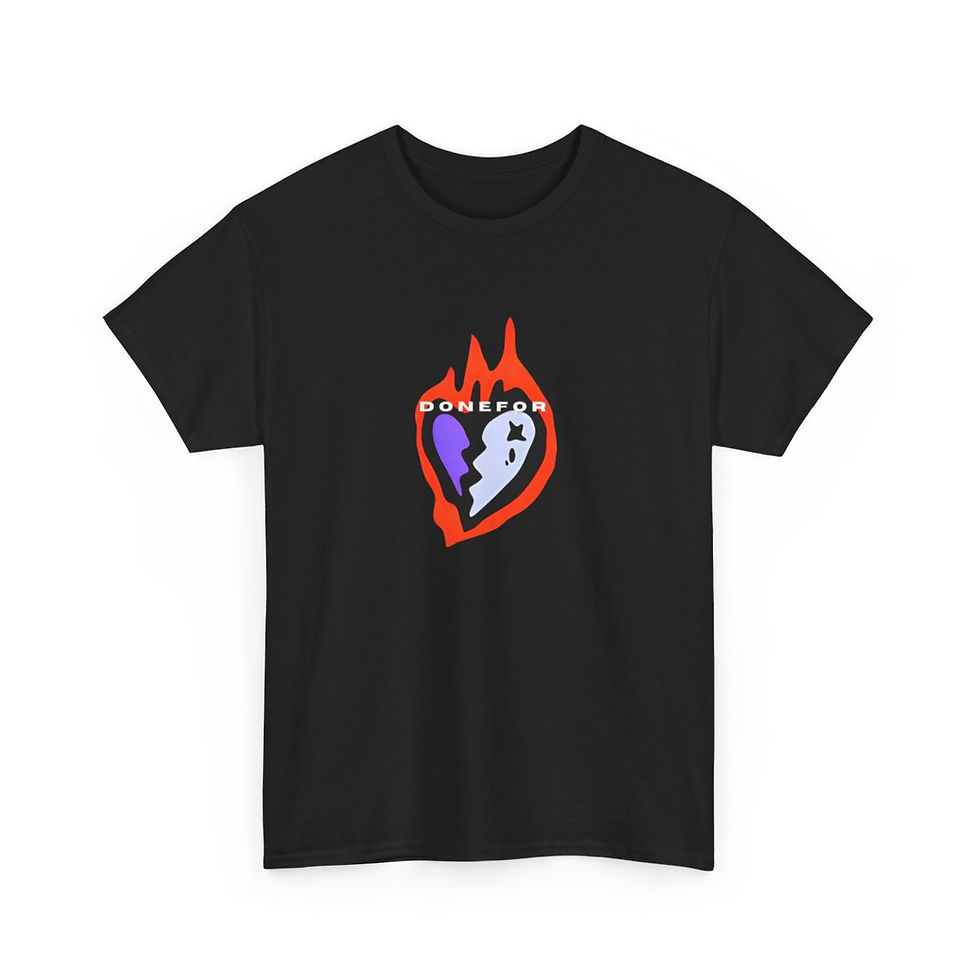 Miniatura: DONEFOR Cotton Tee w/ Musica on back