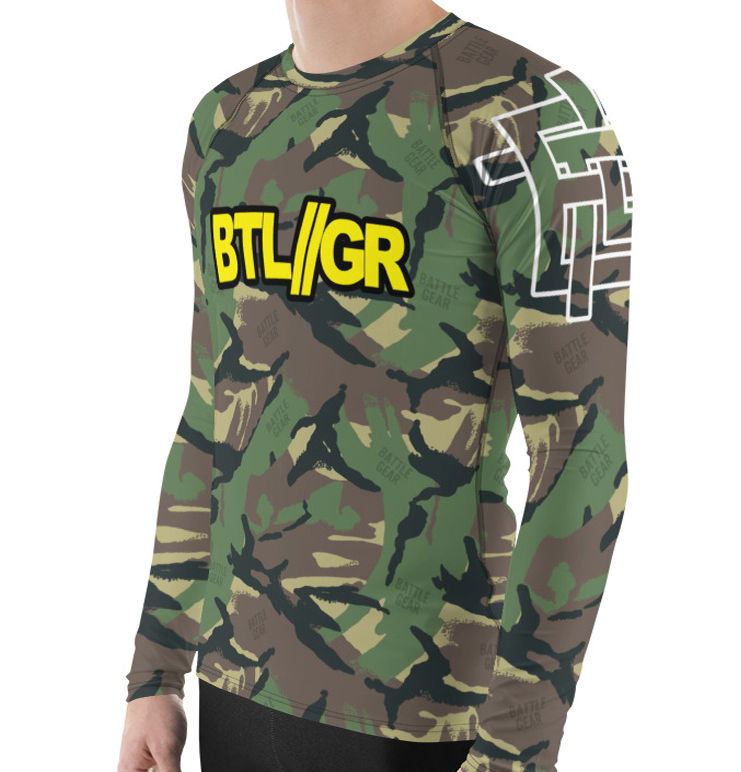 Thumbnail: DPM UK Camouflage Long Sleeve BJJ NO GI MMA Rashguard (Male and Female)