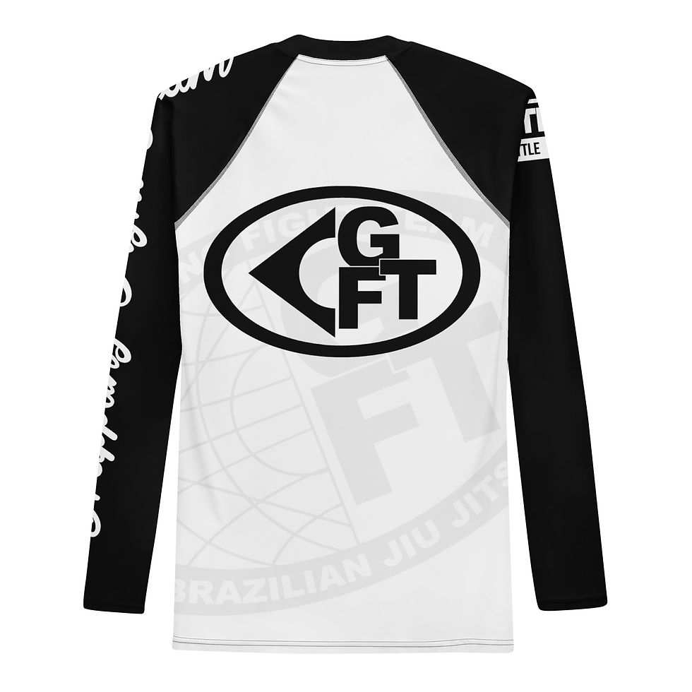 Thumbnail: WHITE 2 GFTEAM Long Sleeve Male or Female Rashguard