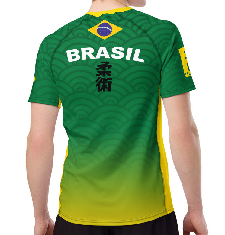 Thumbnail: Brazil Short Sleeve NO GI MMA Rashguards (Unisex)