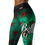 Thumbnail: Skulls and Flowers Female Spats Leggings - High Waist