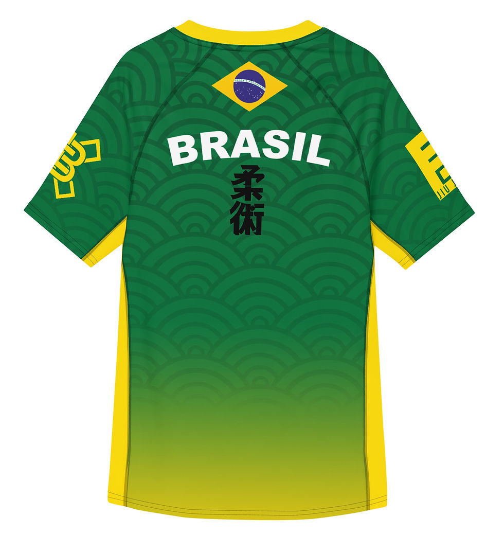 Thumbnail: Brazil Short Sleeve NO GI MMA Rashguards (Unisex)