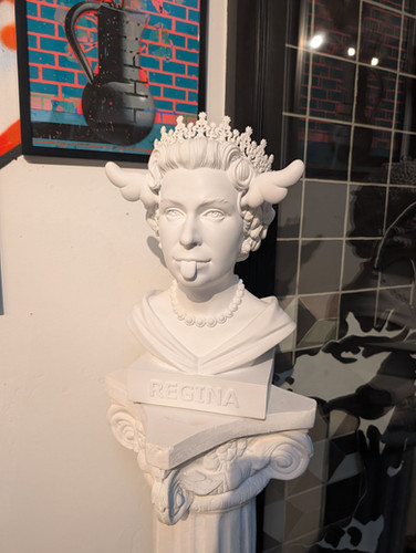 Dog Save the Queen' by D*Face, 2020 | Rising Gallery