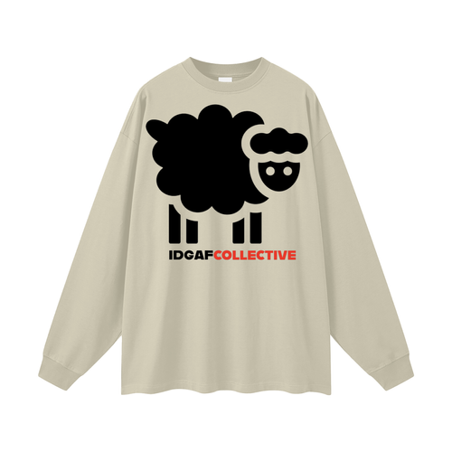 Oversized Unisex Long Sleeve T-Shirt | IDGAF Collective