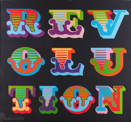 revolution by Ben Eine (UK)