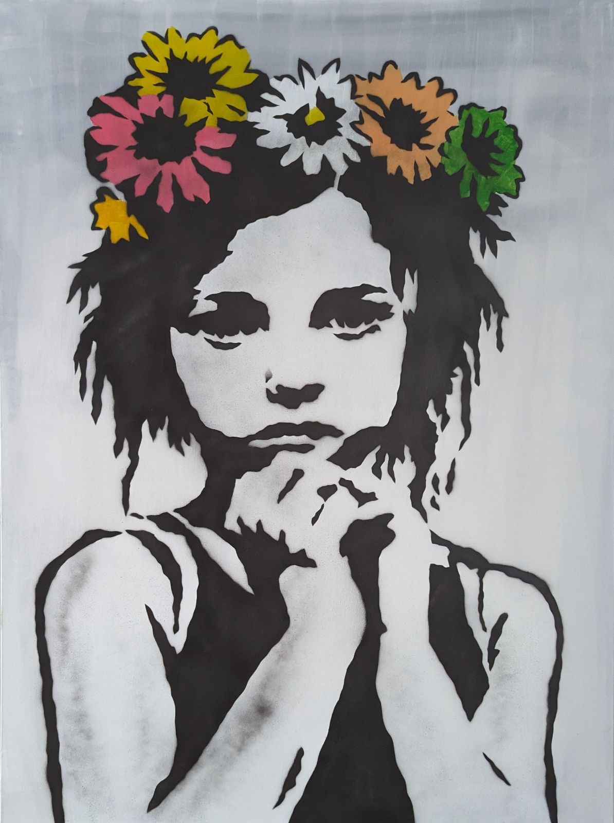 girl with flowers by DNZ
