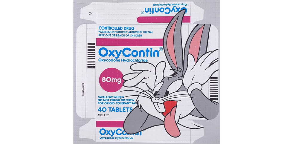 OxyContin Blotter by Ben Frost