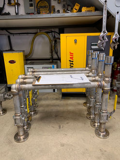 stainless pipe welding