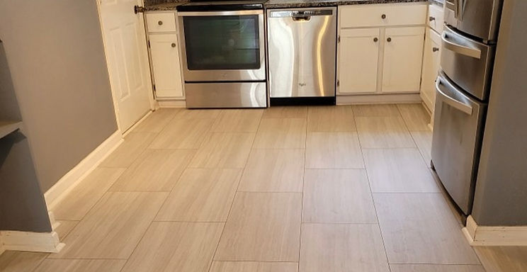 Kitchen floor renovation