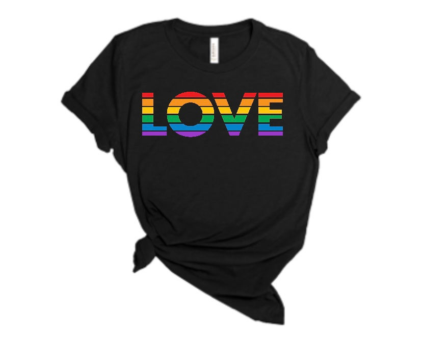 Rainbow "LOVE" T-shirt