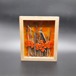 upcycled textile art