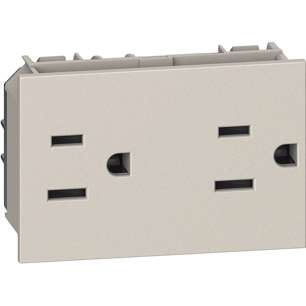 Miniatura: Tomacorriente Duplex americano 2P+T