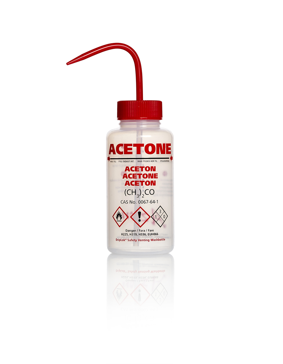 500ML W/B SCAND ACETONE VENTED, Pack of 5