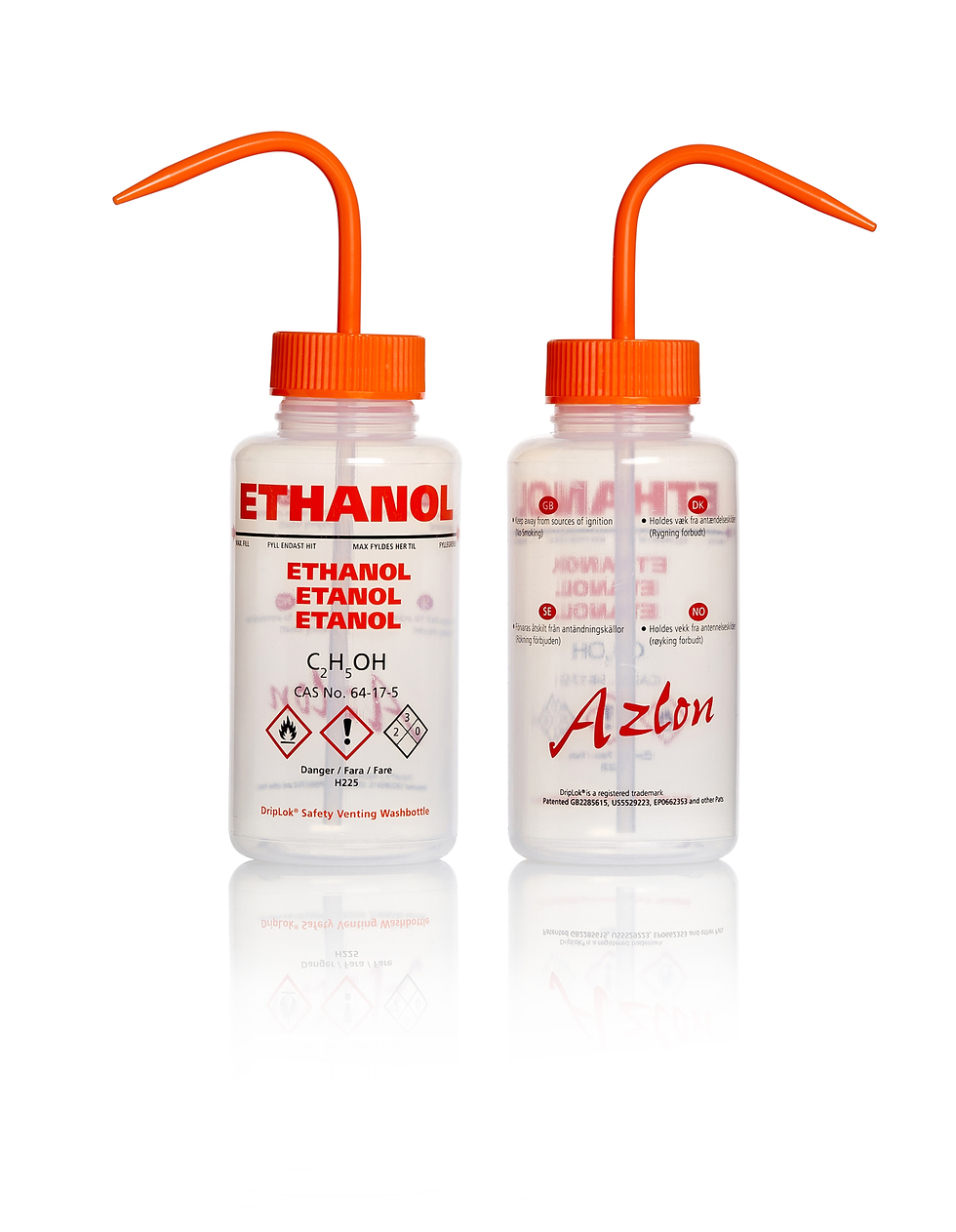 500ML W/B SCAND ETHANOL VENTED, Pack of 5