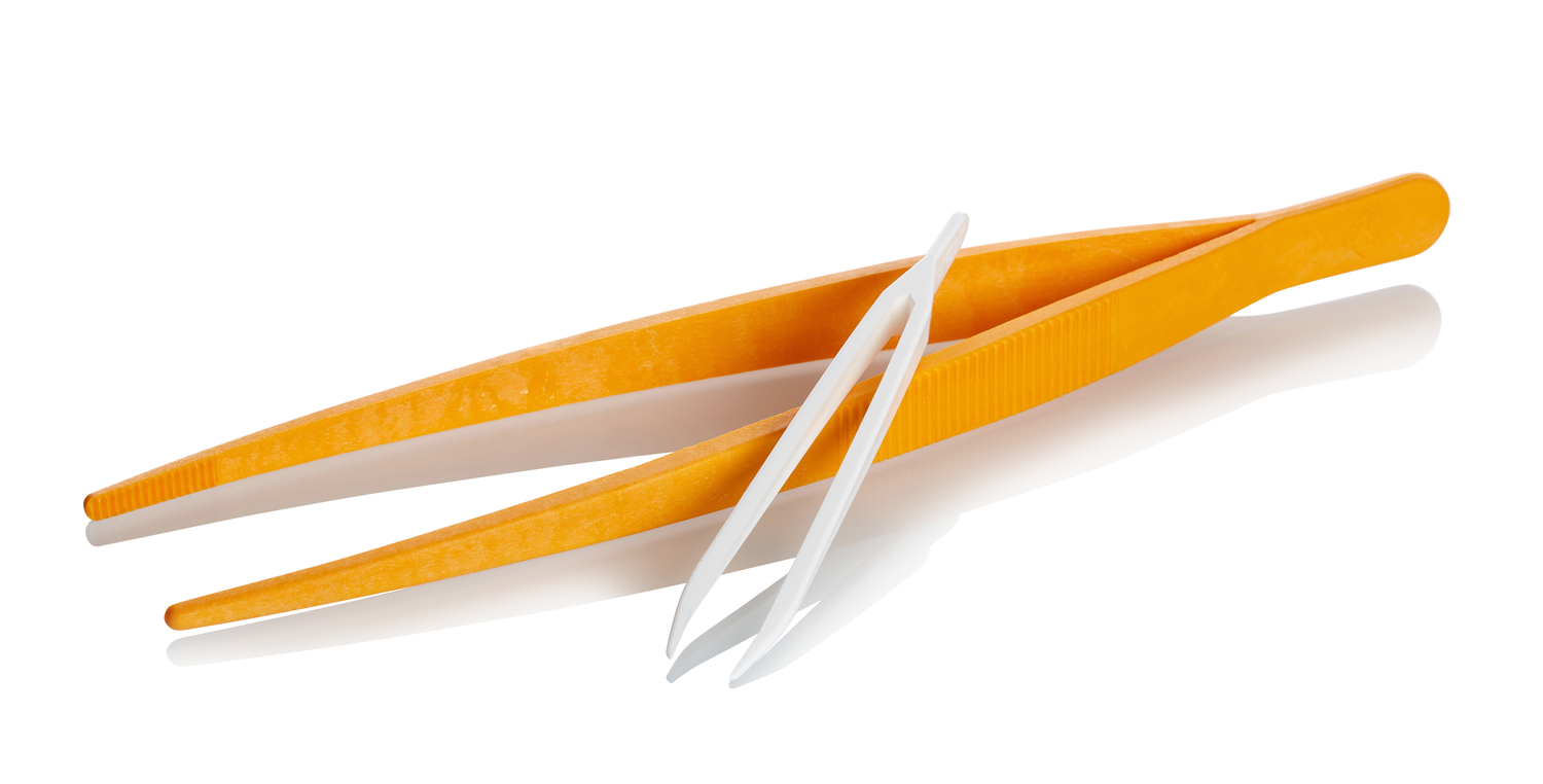 TWEEZERS 145MM S/ENDS WTE TPX, Pack of 1