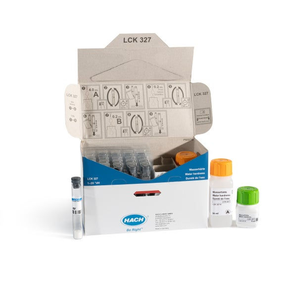 Miniature : Water Hardness cuvette test 1-20 °dH, 25 tests