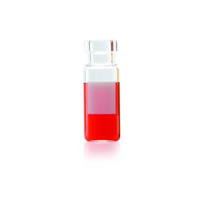 WHEATON? E-Z VIAL? 12 x 32 Crimp Top, Clear With Marking Spot