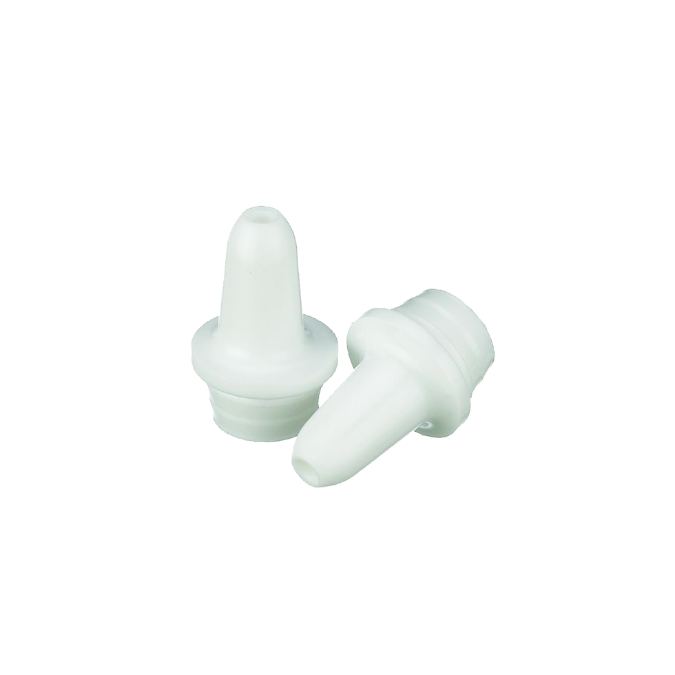 13MM EXT CNTRLDPR TIP LDPE WHT, 1 Case