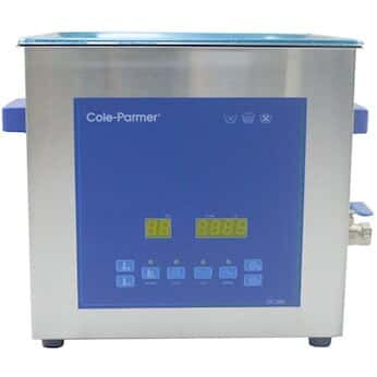 Cole-Parmer 9 Liter Ultrasonic Cleaner with Digital Timer and Heat, 230 VAC