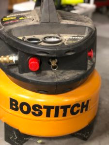 Winterizing using an air compressor